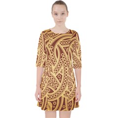 Fine Pattern Pocket Dress by Sobalvarro