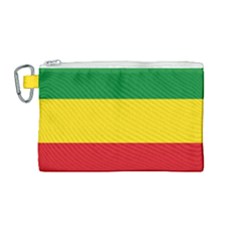 Flag Of Ethiopia Canvas Cosmetic Bag (medium) by abbeyz71