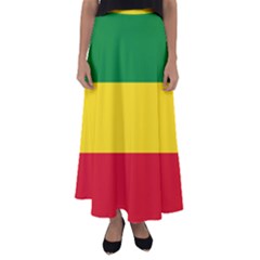 Current Flag Of Ethiopia Flared Maxi Skirt by abbeyz71