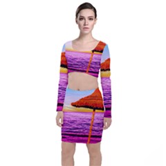 Pop Art Beach Umbrella  Top And Skirt Sets by essentialimage