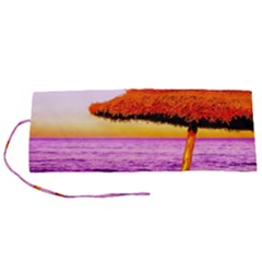 Pop Art Beach Umbrella  Roll Up Canvas Pencil Holder (s) by essentialimage