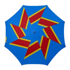 Flag Of The Democratic Republic Of The Congo Golf Umbrellas by abbeyz71