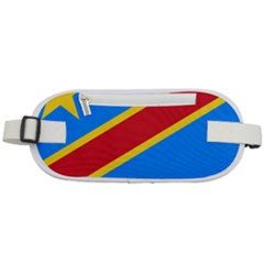 Flag Of The Democratic Republic Of The Congo, 1997-2003 Rounded Waist Pouch by abbeyz71