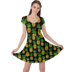 Pineapple Cap Sleeve Dress by trulycreative