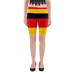 Flag Of Germany Yoga Cropped Leggings by abbeyz71