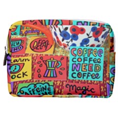 Need Coffee Make Up Pouch (medium) by Amoreluxe