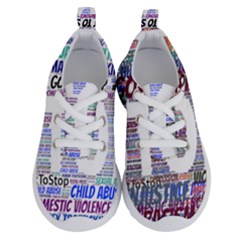 Human Trafficking In Blue Classic Logo Final Running Shoes by gottostop