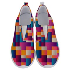 Abstract Geometry Blocks No Lace Lightweight Shoes