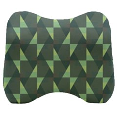 Texture Triangle Velour Head Support Cushion by Alisyart