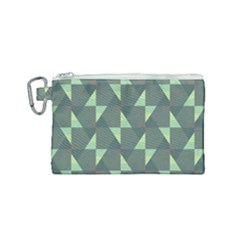 Texture Triangle Canvas Cosmetic Bag (small)