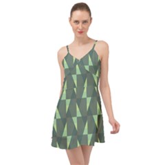 Texture Triangle Summer Time Chiffon Dress