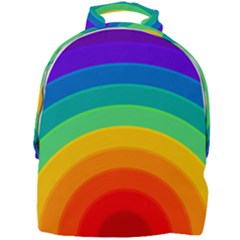 Rainbow Background Colorful Mini Full Print Backpack