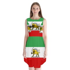 State Flag Of The Imperial State Of Iran, 1907-1979 Sleeveless Chiffon Dress   by abbeyz71