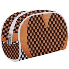 Heart Chess Board Checkerboard Makeup Case (large)