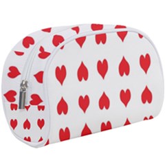 Heart Red Love Valentines Day Makeup Case (large)