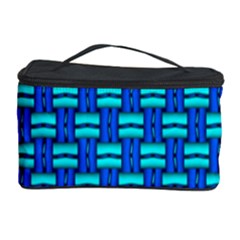 Pattern Graphic Background Image Blue Cosmetic Storage