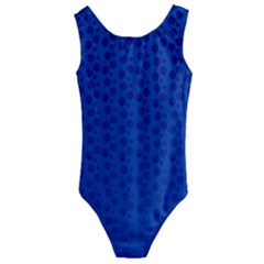 Background Polka Blue Kids  Cut-out Back One Piece Swimsuit