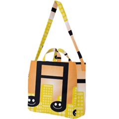 Abstract Anthropomorphic Art Square Shoulder Tote Bag