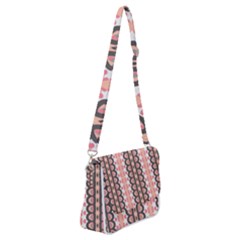 Wallpaper Cute Pattern Shoulder Bag With Back Zipper