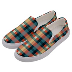 Texture Red Men s Canvas Slip Ons