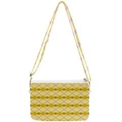 Pattern Pink Yellow Double Gusset Crossbody Bag