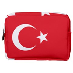 Vertical Flag Of Turkey Make Up Pouch (medium) by abbeyz71