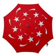 National Cockade Of Turkey Hook Handle Umbrellas (medium) by abbeyz71