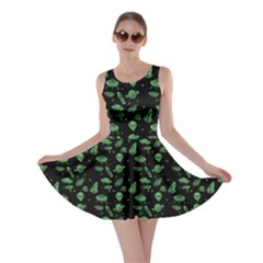 Outer Space Alien Black Skater Dress by trulycreative
