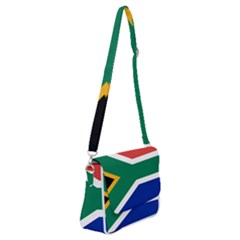 South Africa Flag Shoulder Bag With Back Zipper by FlagGallery