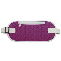 Background Polka Pattern Pink Rounded Waist Pouch