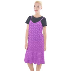 Background Polka Pink Camis Fishtail Dress by HermanTelo