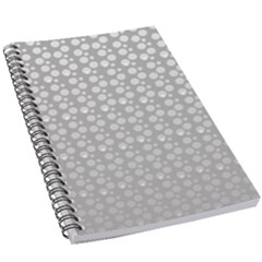 Background Polka Grey 5 5  X 8 5  Notebook by HermanTelo