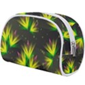 Floral Abstract Lines Makeup Case (Large) View2