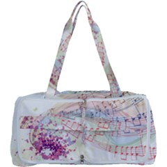 Music Notes Abstract Multi Function Bag