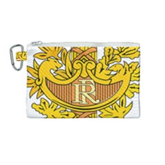 French Republic Diplomatic Emblem Canvas Cosmetic Bag (medium) by abbeyz71