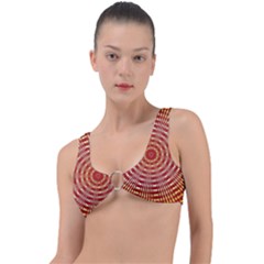 Pattern Background Structure Ring Detail Bikini Top by Alisyart
