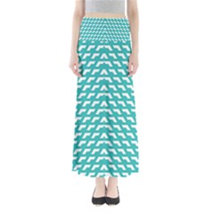 Background Pattern Colored Full Length Maxi Skirt