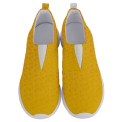 Background Polka Yellow No Lace Lightweight Shoes