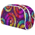 Abstract Background Spiral Colorful Makeup Case (Medium) View2