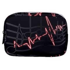Music Wallpaper Heartbeat Melody Make Up Pouch (small)