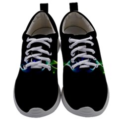 Colorful Neon Art Light Rays, Rainbow Colors Mens Athletic Shoes by picsaspassion