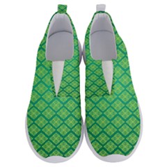 Pattern Texture Geometric Green No Lace Lightweight Shoes by Mariart