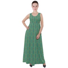 Pattern Background Blure Empire Waist Velour Maxi Dress
