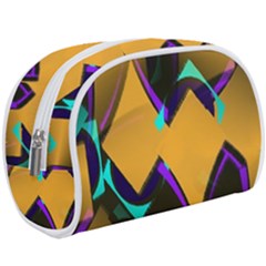 Geometric Gradient Psychedelic Makeup Case (large) by HermanTelo