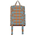 Pattern Brown Triangle Buckle Everyday Backpack View3