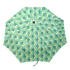 Background Chevron Green Folding Umbrellas by HermanTelo