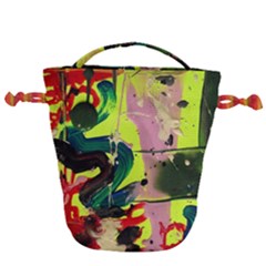 Red Country-1-1 Drawstring Bucket Bag by bestdesignintheworld