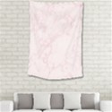 Pink Marble texture floor background with light pink veins greek marble print luxuous real marble. Small Tapestry View2