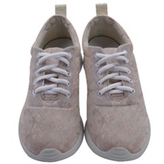 Pink Marble Beige Texture Floor Background With Shinny Pink Veins Greek Marble Print Luxuous Real Marble  Mens Athletic Shoes by genx