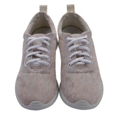 Pink Marble Beige Texture Floor Background With Shinny Pink Veins Greek Marble Print Luxuous Real Marble  Women Athletic Shoes by genx